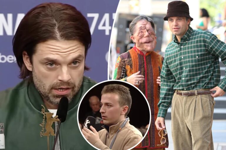 Sebastian Stan calls out reporter for describing co-star Adam Pearson as a... Read more