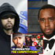 Shocking News: Eminem Releases Evidence Showing Diddy Participated in Tupac’s Death, He Reveals The Force That Helped Diddy Escape Crime Is President…