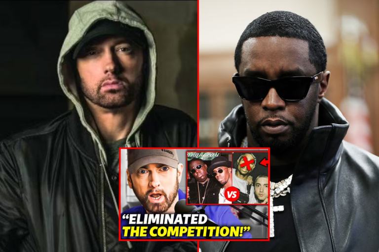 SHOCKING NEWS: Eminem Releases Evidence Showing Diddy Participated in Tupac’s Death, He Reveals The Force That Helped Diddy Escape Crime Is President…