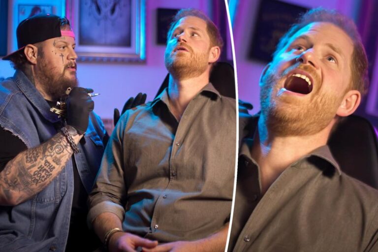 Prince Harry Reveals how he got an ‘ass’ tattoo instead of neck in hilarious video with Jelly Roll