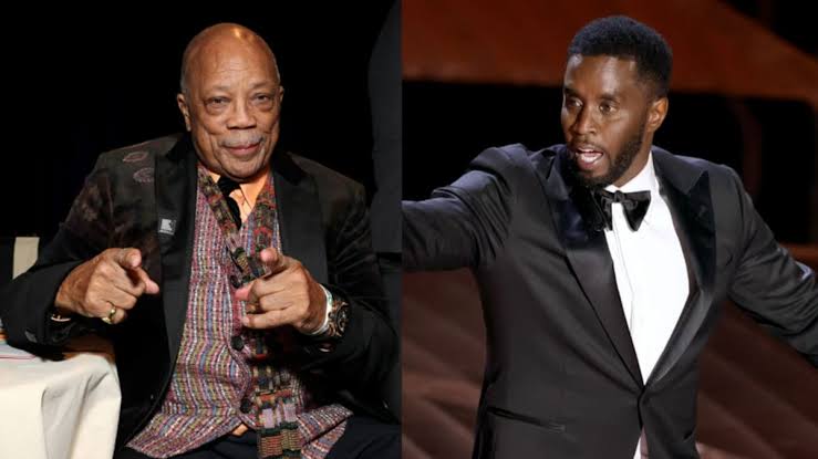 Shocking: Sean 'Diddy' Combs reveals that Quincy Jones knew about His dark sides