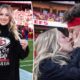 Pregnant Brittany Mahomes flaunts baby bump, packs on PDA with husband Patrick at Chiefs vs. Raiders game